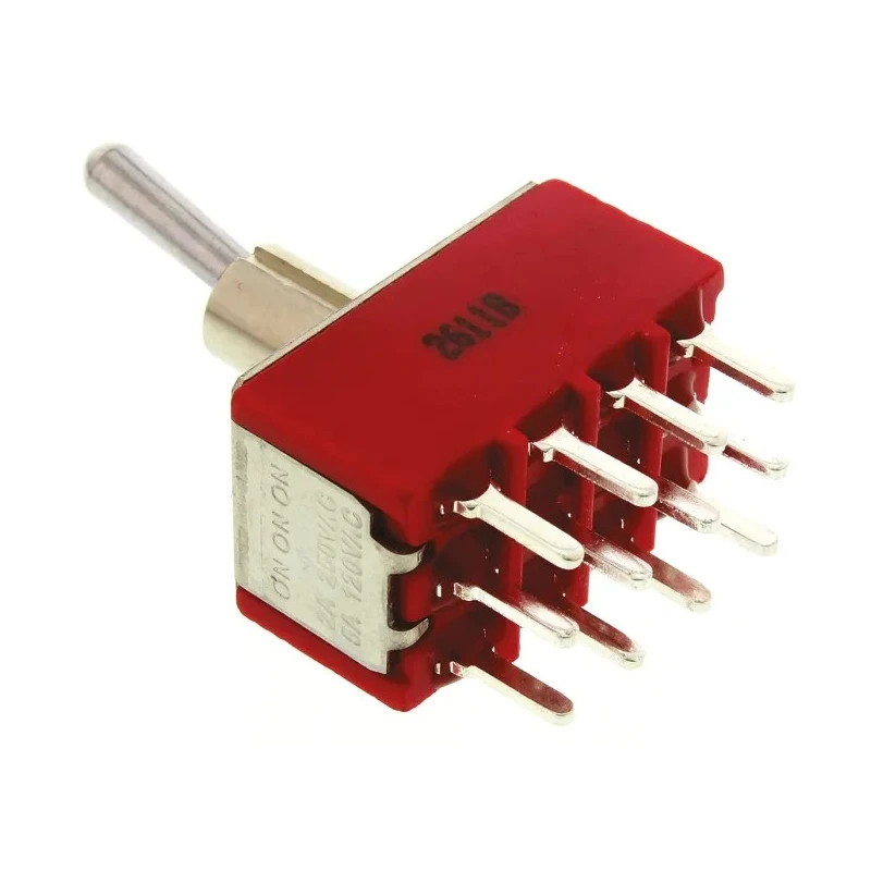 RS PRO Toggle Switch PCB Mount On-On-On 4PDT Through Hole Terminal 20 V dc 112 V ac 734-7012