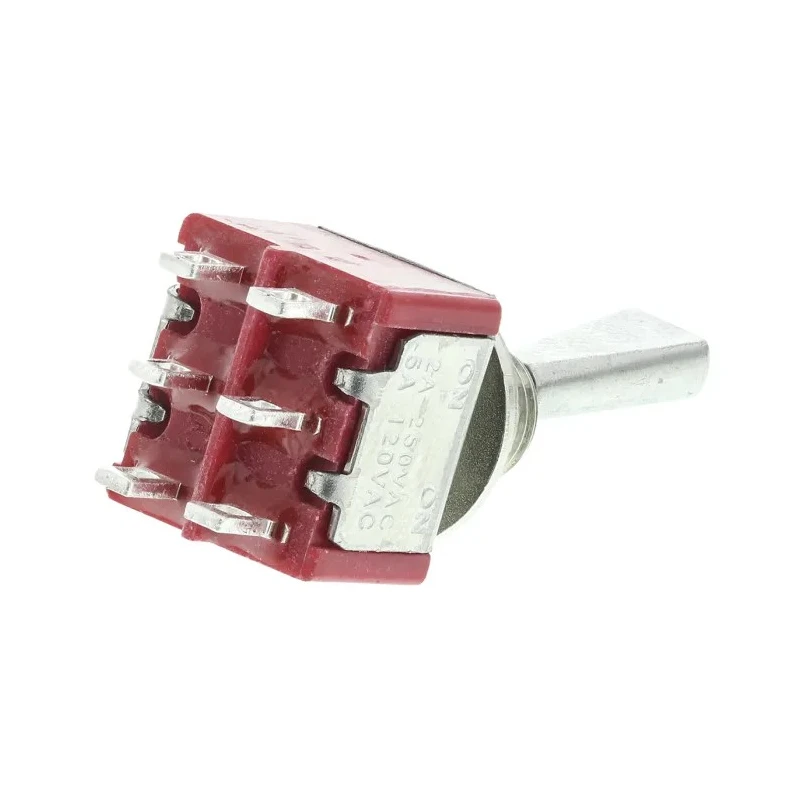 RS PRO Toggle Switch Panel Mount On-On DPDT 26 V dc 112 V ac Solder Terminal 7347022P