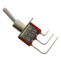 RS PRO Toggle Switch PCB Mount On-On SPDT Through Hole Terminal 26 V dc 112 V ac 734-7072