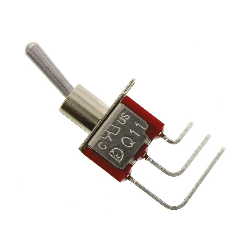 RS PRO Toggle Switch PCB Mount On-On SPDT Through Hole Terminal 26 V dc 112 V ac 734-7072