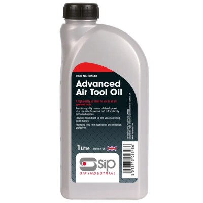SIP 1 Litre Airtool Oil Advanced Lubricant Bottle for Air Tools 02348