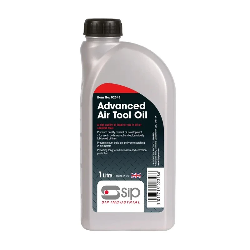 SIP 1 Litre Airtool Oil Advanced Lubricant Bottle for Air Tools 02348