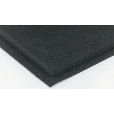 RS PRO Black Polyethylene Rubber Sheet 1 m x 2 m x 3 mm, 110 °C 733-6696