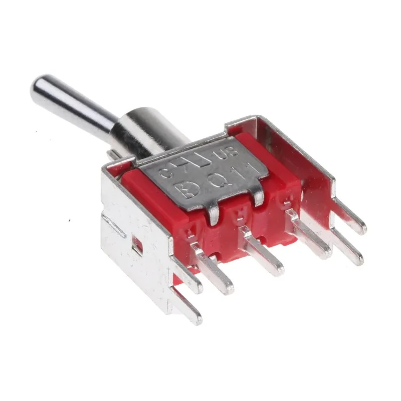 RS PRO Toggle Switch PCB Mount On-On SPDT Through Hole Terminal 26 V dc 112 V ac 7347084P