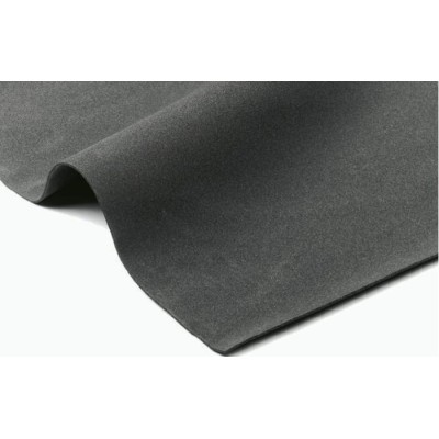RS PRO Black Neoprene Sponge Rubber Sheet 1 m x 2 m x 20 mm, Operating temperature up to 85 °C 733-6750