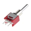 RS PRO Toggle Switch PCB Mount On-Off-On SPDT Through Hole Terminal 24 V dc 240 V ac 734-7224