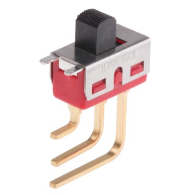 RS PRO PCB Slide Switch SPDT Latching 400mA Nylon Actuator 28V DC 250V AC 734-7309