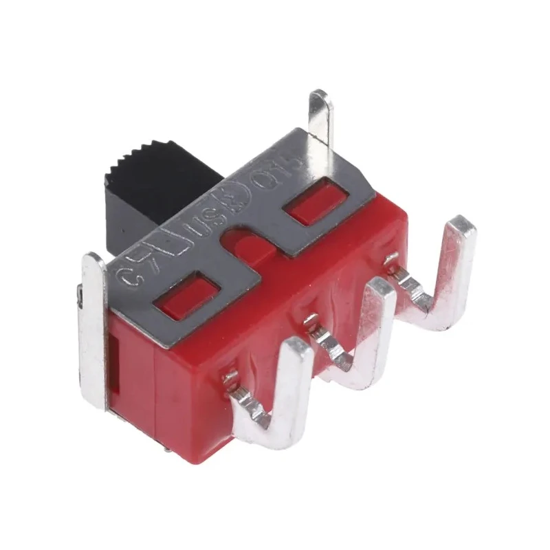RS PRO PCB Slide Switch SPDT Latching 5A 28V DC Silver Plated Brass 734-7296