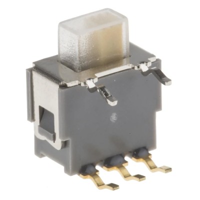 RS PRO IP67 PCB Slide Switch SPDT Latching 400mA Polybutylene Terephthalate IP67