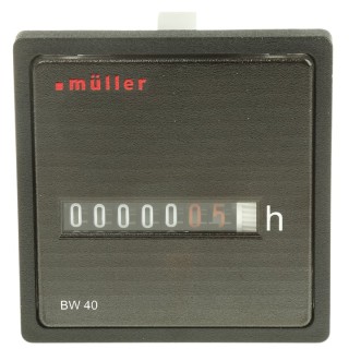 Muller 6 Digit Motor Driven Counter, No Reset, 4.4mm Digit Height, 24V, 60Hz BW40