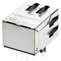 Wurth Elektronik Shielded Female RJ45 Magnetic Jack Connector PCB Mount 1 Port RJ45 