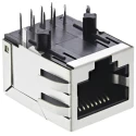 Wurth Elektronik Shielded Female RJ45 Magnetic Jack Connector PCB Mount 1 Port RJ45 