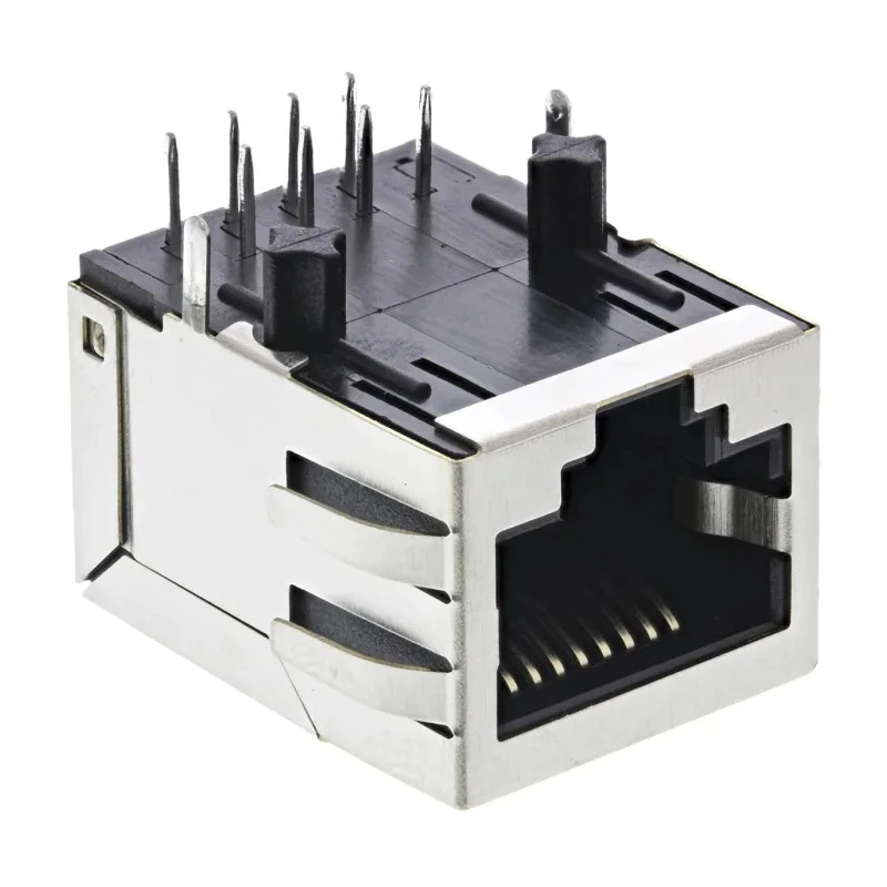 Wurth Elektronik Shielded Female RJ45 Magnetic Jack Connector PCB Mount 1 Port RJ45 