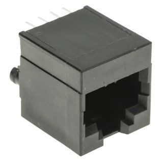 Wurth Elektronik WR-MJ Series RJ45 Connector Female, PCB Mount, Cat3 Unshielded Straight 1 Port 8 Way RJ45