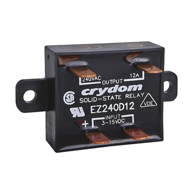 Crydom EZ Series Solid State Relay 18 A Load Panel Mount 280 Vrms Load 32V dc Control EZE240D18