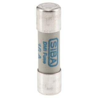SIBA 16A Ceramic Cartridge Fuse, 10 x 38 mm, 1 kV AC, gR Fuse Characteristic, URZ Series 50-199-06/16A