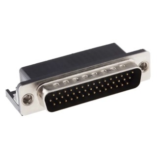Amphenol ICC 44 Way Right Angle 2.29 mm Pitch Through Hole D-Sub Connector Male 10090926-P444XLF