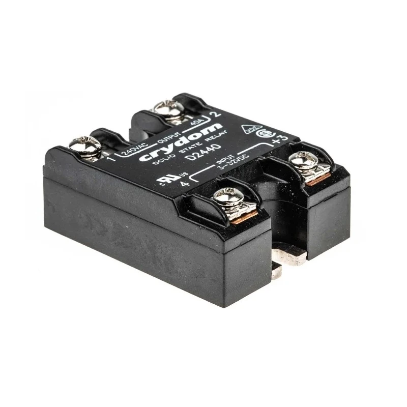 Crydom 1 Series Solid State Relay Panel Mount, 40 A Load Current, 280 Vrms Load Voltage, 32V DC Control D2440