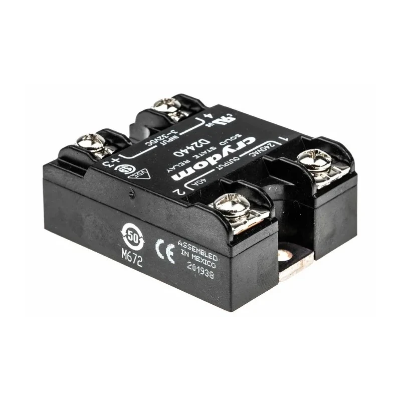 Crydom 1 Series Solid State Relay Panel Mount, 40 A Load Current, 280 Vrms Load Voltage, 32V DC Control D2440