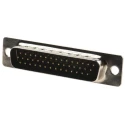 Amphenol Communications Solutions 44 Way Straight 2.29 mm Pitch Panel Mount D-Sub Connector Male 10090769-P444ALF