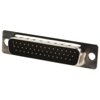 Amphenol Communications Solutions 44 Way Straight 2.29 mm Pitch Panel Mount D-Sub Connector Male 10090769-P444ALF