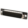 Amphenol Communications Solutions 44 Way Straight 2.29 mm Pitch Panel Mount D-Sub Connector Male 10090769-P444ALF