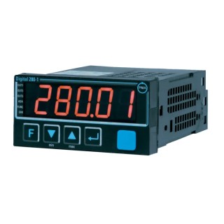 P.M.A Digital 280-1 Panel Temperature Indicator 3 Input, 3 Output 0/2 to 10 V, Relay, Logic, Analogue D280-110-0000D-000