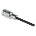 STAHLWILLE 1/4 in Drive Bit Square Chrome Alloy Steel Socket 30mm Overall Length 01050003
