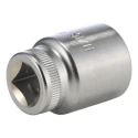 STAHLWILLE 3/8 in Drive 11/16 in 12 Point Square Chrome Plated Steel Socket 32mm Overall Length 02410038