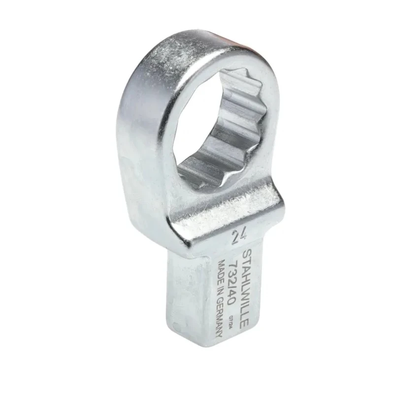 STAHLWILLE Spanner Head Torque Wrench Insert 14 x 18 mm Insert Size, 24 mm Chrome Finish 58224024