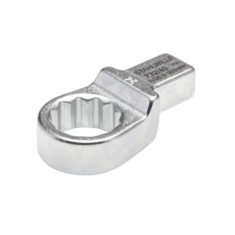 STAHLWILLE Spanner Head Torque Wrench Insert 14 x 18 mm Insert Size, 24 mm Chrome Finish 58224024