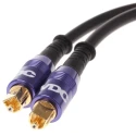 Van Damme Toslink Optical Audio Cable, TOSLINK to TOSLINK Connector, 3 m Length, Plastic Jacket 101-451-000