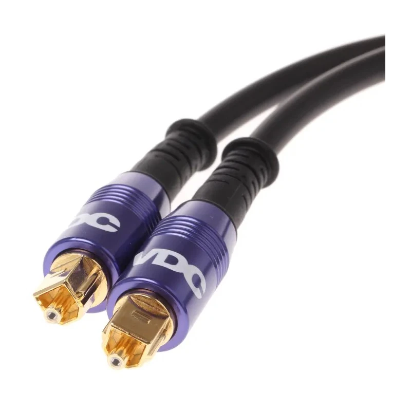 Van Damme Toslink Optical Audio Cable, TOSLINK to TOSLINK Connector, 3 m Length, Plastic Jacket 101-451-000