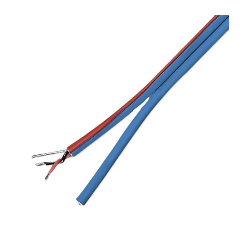 Van Damme VDC twin fig. 8 Series Screened 4 Core Audio Cable Red Blue Jacket 100m 268-090-100