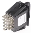Otto R2 3 Position DPDT Rotary Switch, 20A, Thermoplastic Housing, IP68S, Momentary & Maintained Operation R2AB4555C3N3