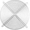 ebm-papst RS PRO Steel Finger Guard for 225 mm Fans, 240 mm Hole Spacing, 215 mm Width, 8.7 mm Depth 737-4020