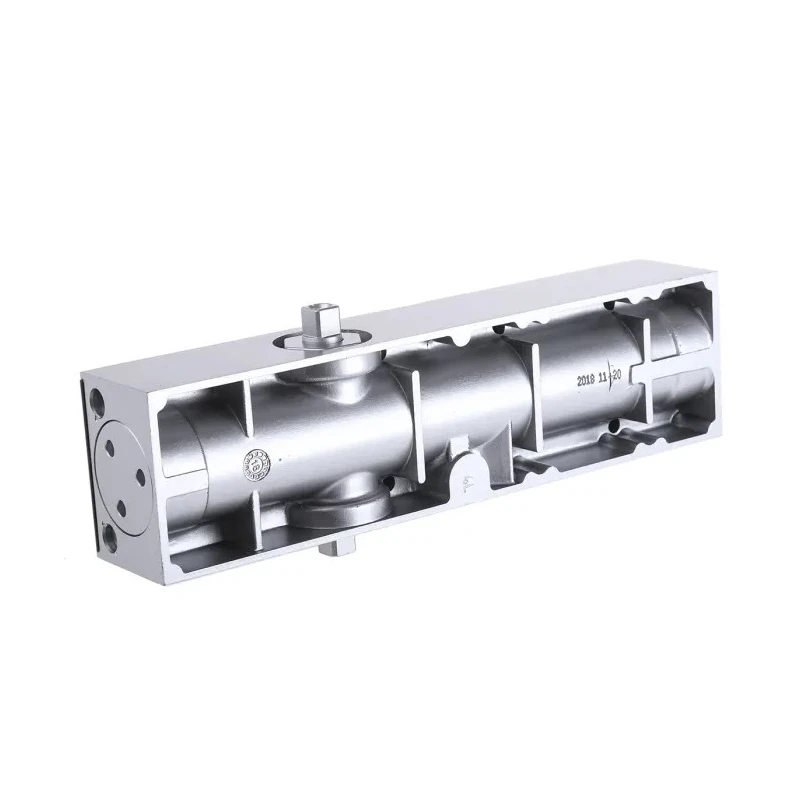 RS PRO Silver Fire Door Suitable Door Closer Adjustable Strength Aluminium Construction 950mm Width 65kg Max Door 734-8832