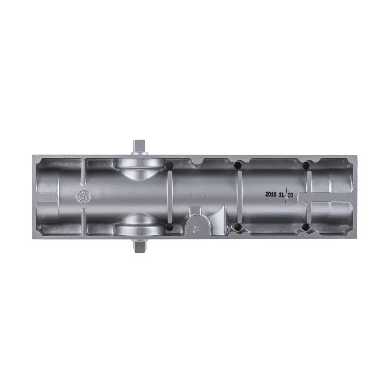 RS PRO Silver Fire Door Suitable Door Closer Adjustable Strength Aluminium Construction 950mm Width 65kg Max Door 734-8832