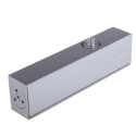 RS PRO Silver Fire Door Suitable Door Closer Adjustable Strength Aluminium Construction 950mm Width 65kg Max Door 734-8832