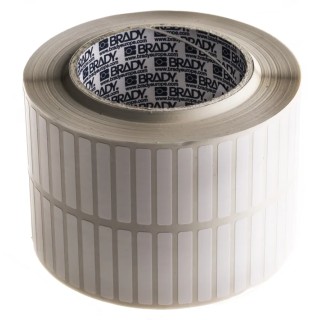 Brady White Print Label Roll, 38.1 mm Width, 10000 Per Pack Qty THT-4-423-10