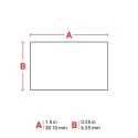 Brady White Print Label Roll, 38.1 mm Width, 10000 Per Pack Qty THT-4-423-10