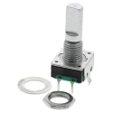 Bourns 24 ppr Pulse Incremental Mechanical Rotary Encoder with 6 mm Flat Shaft, Not Indexed, Through Hole PEC11R-4020F-S0024