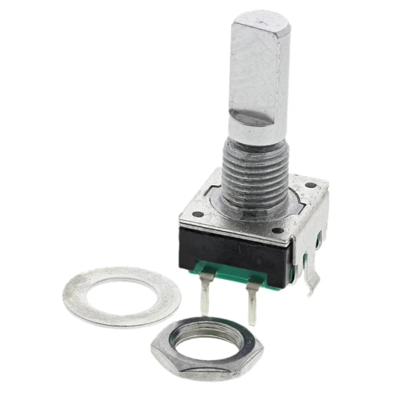 Bourns 24 ppr Pulse Incremental Mechanical Rotary Encoder with 6 mm Flat Shaft, Not Indexed, Through Hole PEC11R-4020F-S0024
