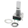 Bourns 24 ppr Pulse Incremental Mechanical Rotary Encoder with 6 mm Flat Shaft, Not Indexed, Through Hole PEC11R-4020F-S0024