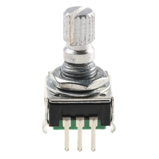 Bourns Mechanical Rotary Encoder 24 ppr Pulse Incremental with 6 mm Knurl Shaft, 15 mm Shaft Length PEC11R-4215K-S0024