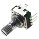 Bourns Mechanical Rotary Encoder 24 ppr Pulse Incremental with 6 mm Knurl Shaft, 15 mm Shaft Length PEC11R-4215K-S0024