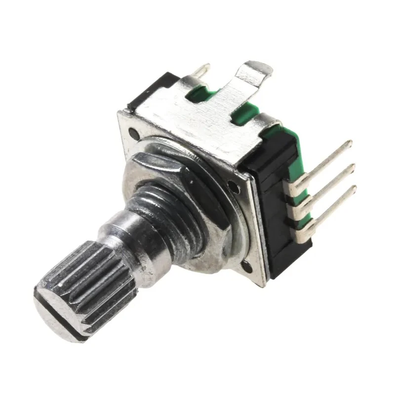 Bourns Mechanical Rotary Encoder 24 ppr Pulse Incremental with 6 mm Knurl Shaft, 15 mm Shaft Length PEC11R-4215K-S0024