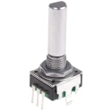 Bourns 24 Pulses Per Revolution Pulse Incremental Mechanical Rotary Encoder with 6 mm Flat Shaft, Through PEC11R-4225F-S0024