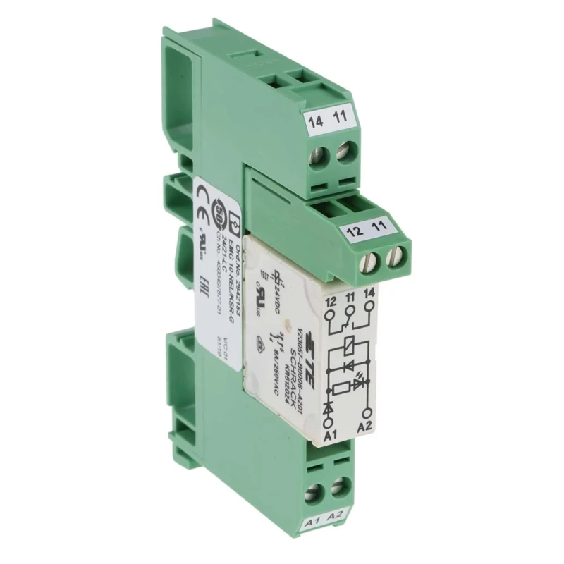 Phoenix Contact DIN Rail Interface Relay 24V dc Coil 8A Switching Current SPDT 2942153