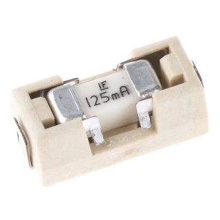 Littelfuse Non-Resettable Super Fast Acting Time Lag Fuse 125mA, 125V 0154.125DR